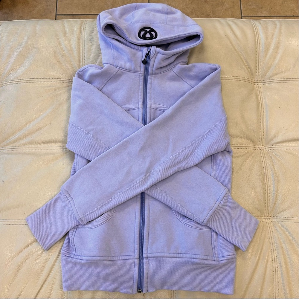 Lululemon Athletica Lavender Scuba Full Zip
